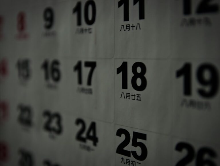 Photo Maintenance Schedule